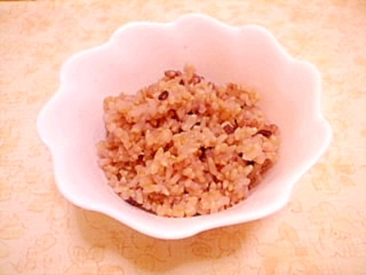 シャトルシェフで 古代米入り玄米御飯 レシピ 作り方 By 仄香 楽天レシピ